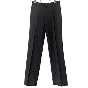 Tory Burch Wool Stretch Straight Leg Trouser Dress Pants in Gray Sz 4 Workwear